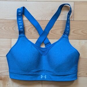 Under Armour Blue Crossback Sports Bra